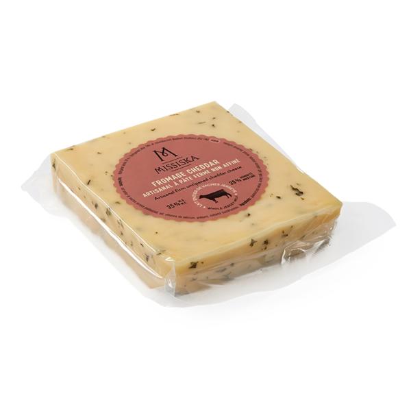 Cheddar Missiska à l'Ail et fines herbes